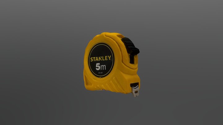 Stanley 5m tape measure 3D Model