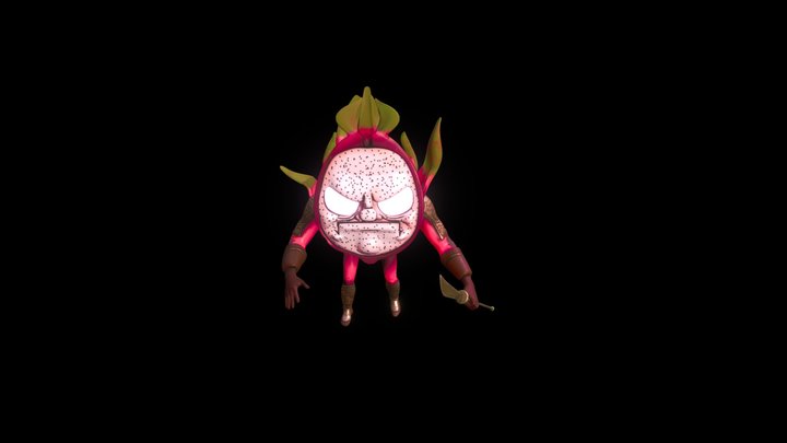 Dragon Fruit of the North 3D Model