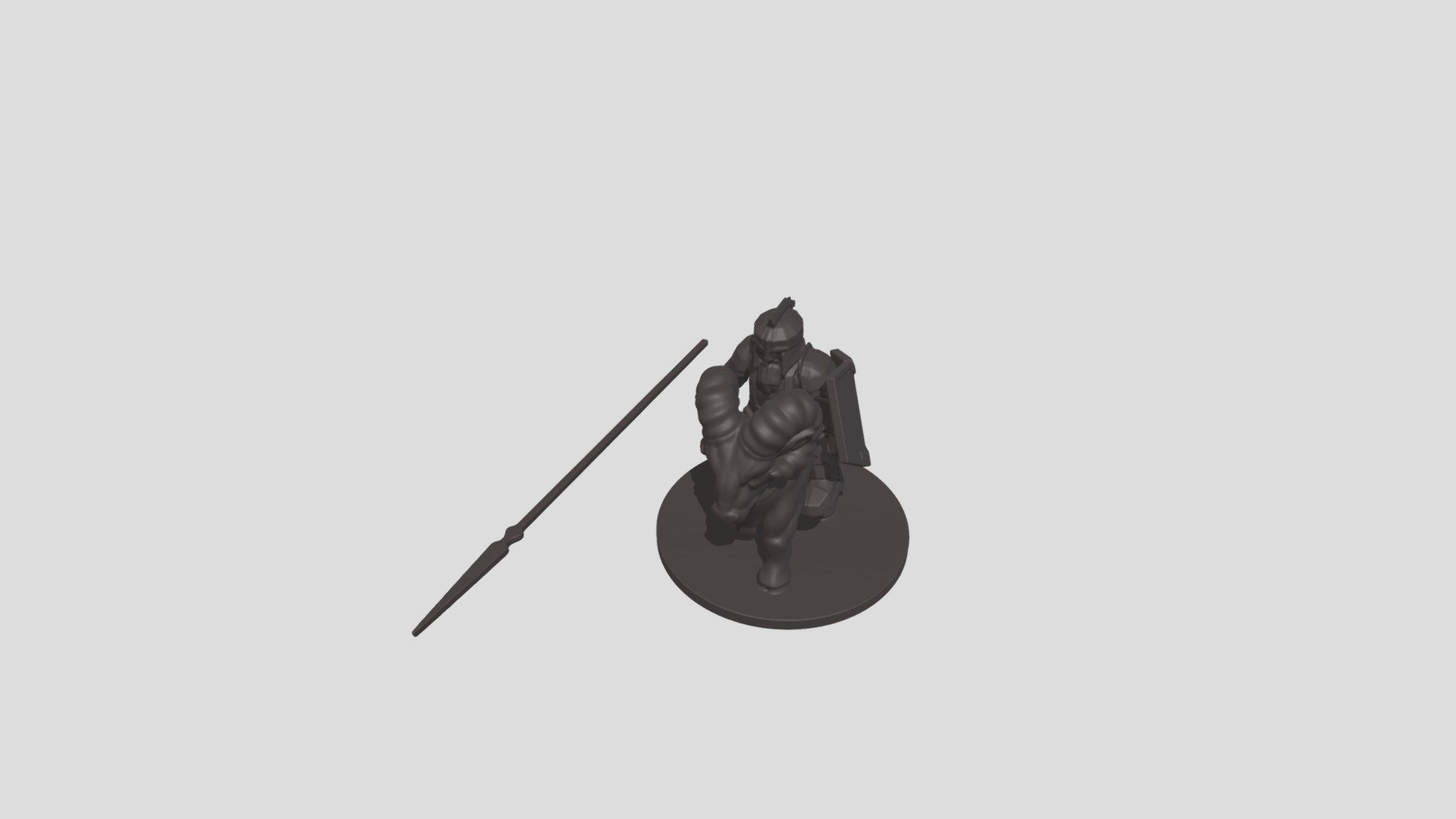 Mounted Dwarf On War Ram 28mm
