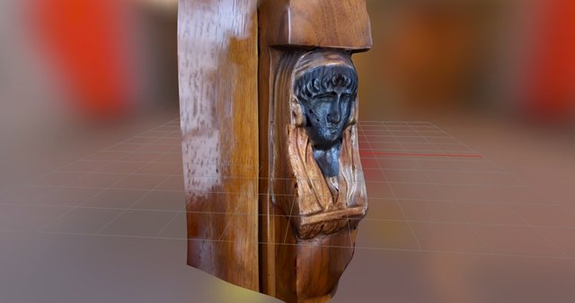 Wooden furniture decoration 3D Model