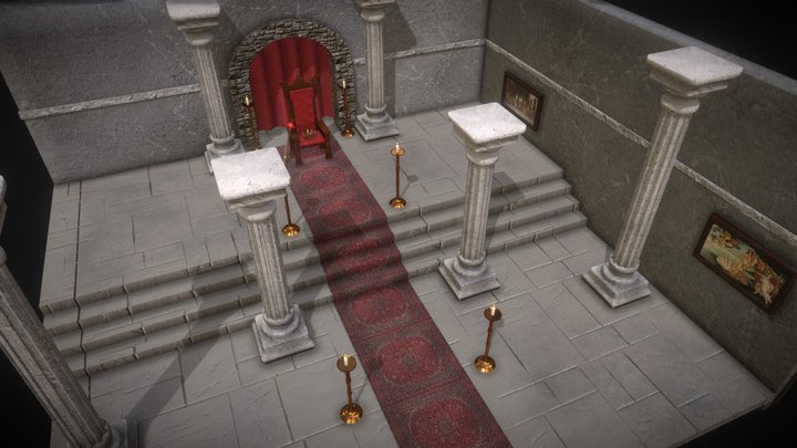 Sala do Trono 3D Model