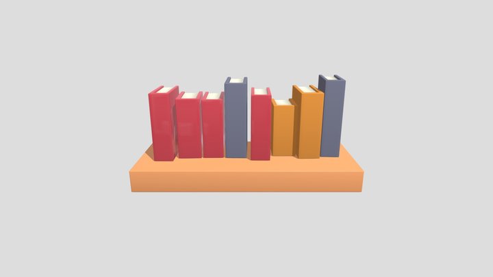 books 3D Model