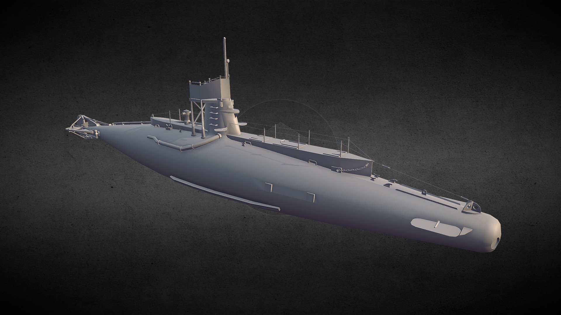 British B-class Submarine - Buy Royalty Free 3D Model By KarluHenry ...