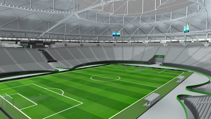 Estadio Único Diego Armando Maradona 3D Model