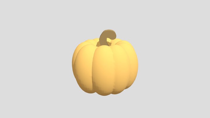 Pumpkin 2 3D Model