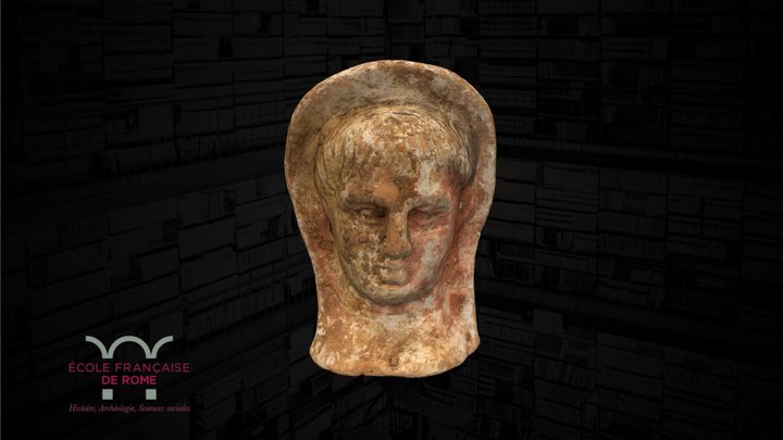 Statuette polychrome (collection EFR) 3D Model