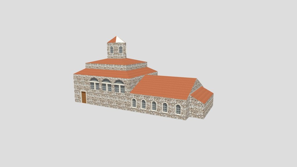 St. Leontij macedonian orthodox church 3d model