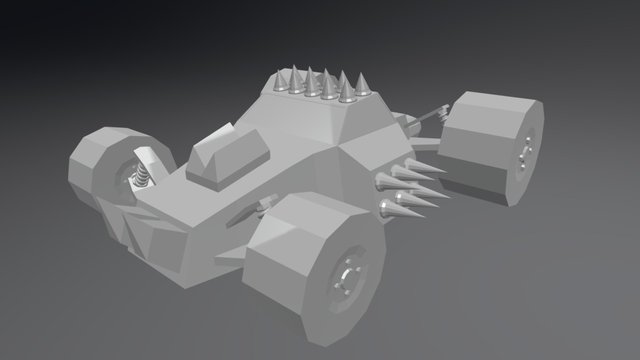 Race Car Sketchfab 3D Model