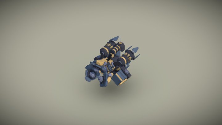 Mining Ship (Carpenter Bee) – Free 3D Model STL