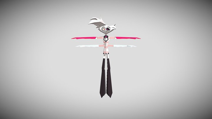 Angel Dust Low Poly 3D Model
