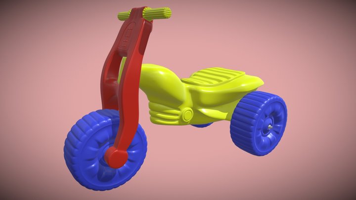 Kids Trike 3D Model