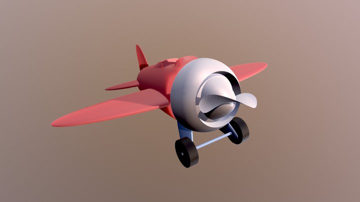 Plane toy 3D Model