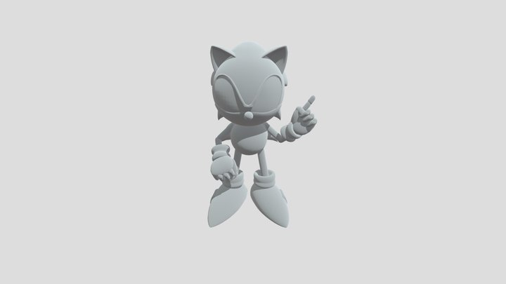 X- Treme Sonic Model! 3D Model