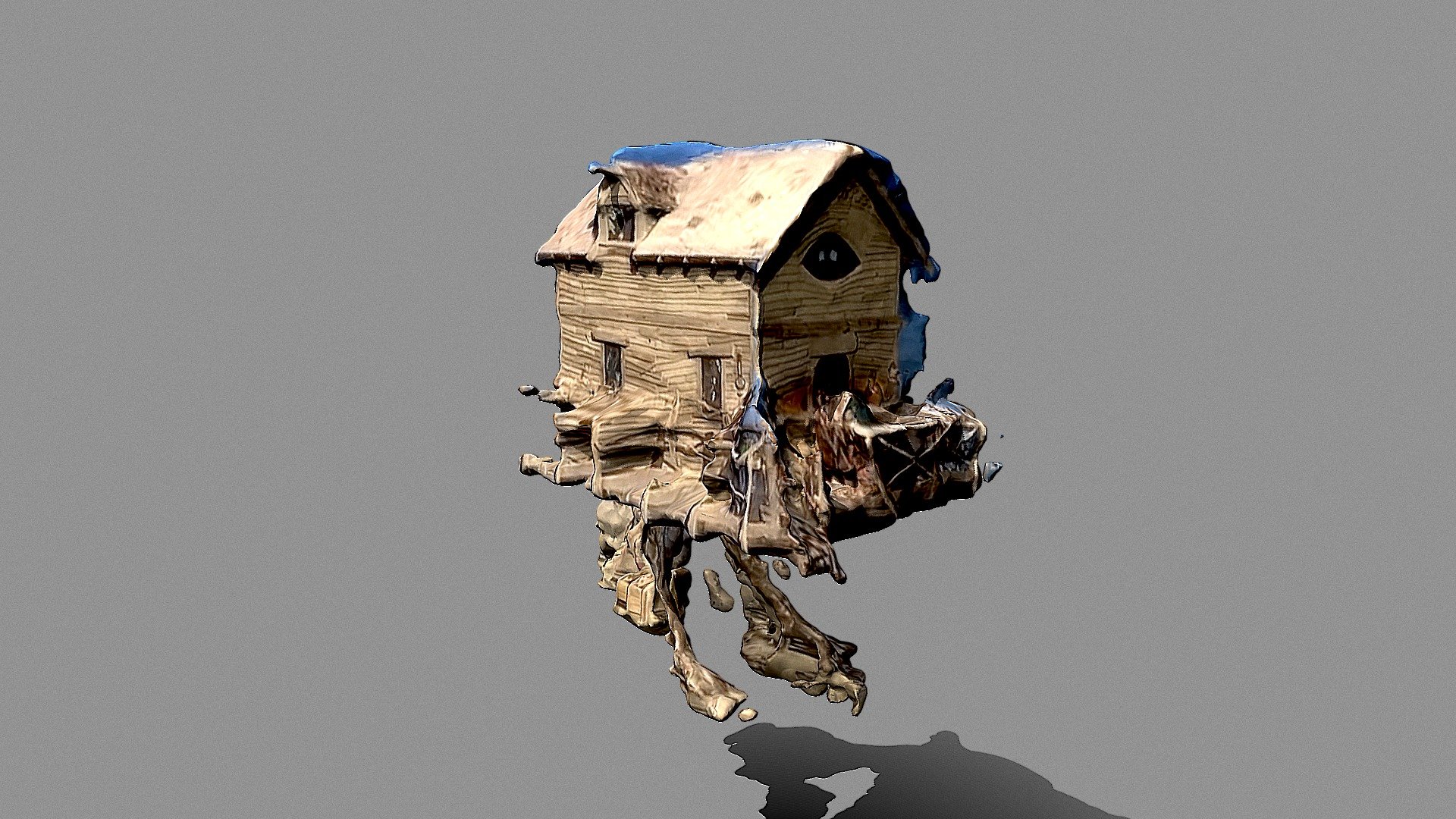 Burning man experiment: house