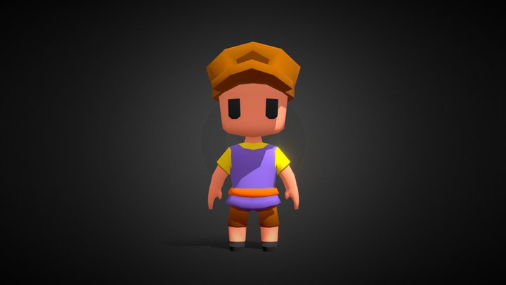Stylized | Lowpoly | Characters 3D Model