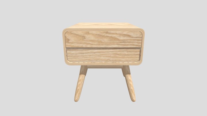 Bedside Table Cabinet – Gratis 3D-model STL
