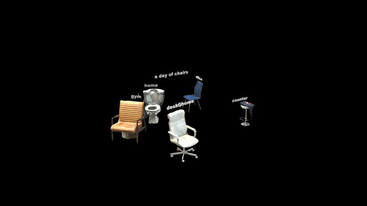 A_Day_of_Chairs 3D Model