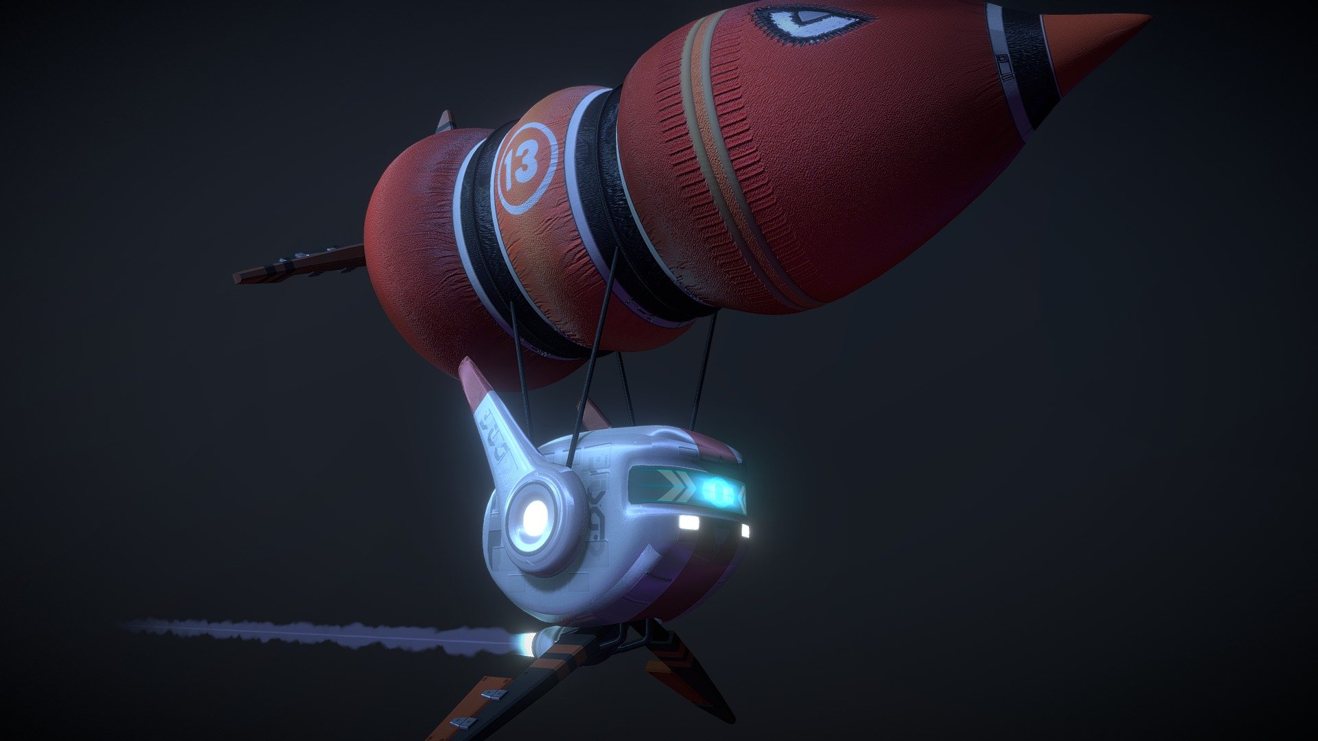 Airship Camper Nighttime