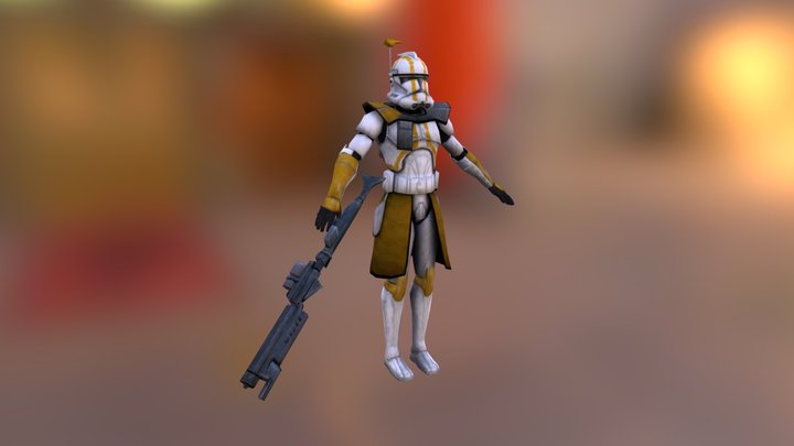 Clone Trooper V3 3D Model