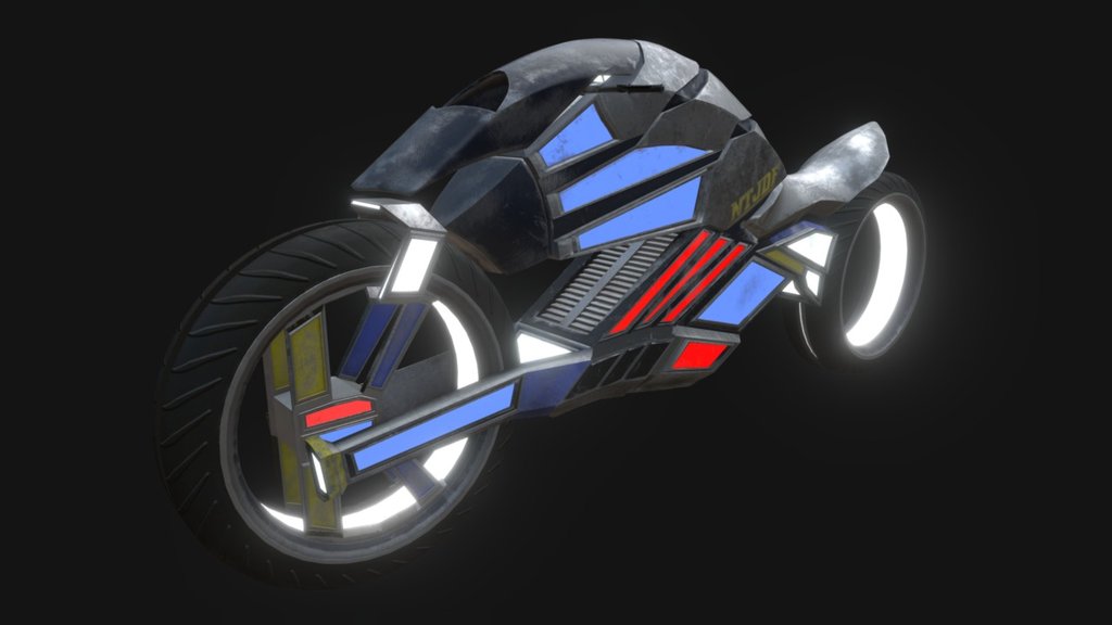 Future Bike - 3D model by Delorth [c7cffac] - Sketchfab