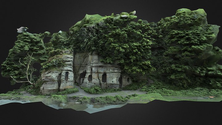 Anchor Church Caves 2 3D Model