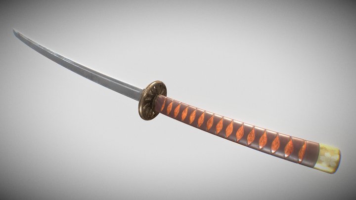 Shinobi Katana [Free & Game Ready]