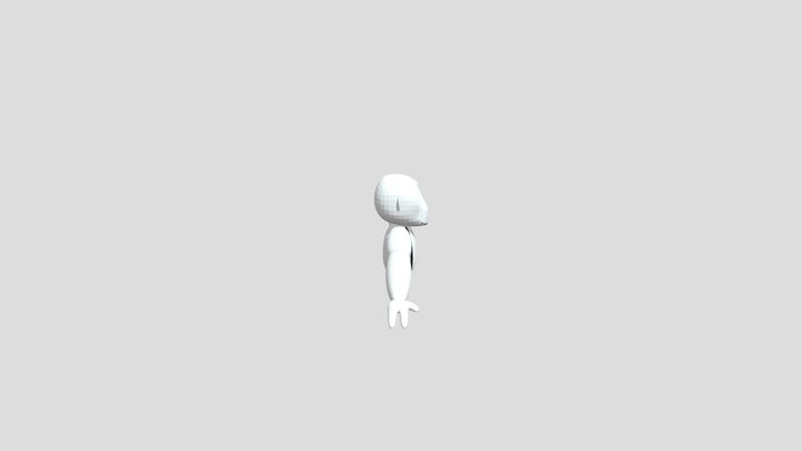 gorilla tag player model (Rigged) 3D Model
