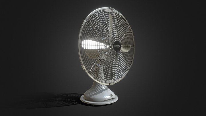 Retro Fan 3D Model