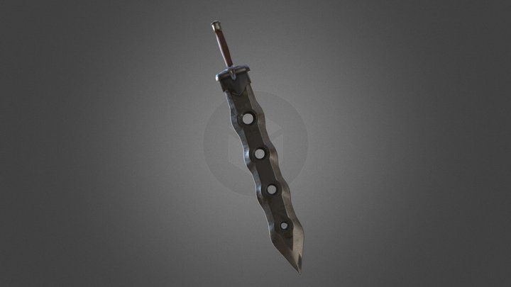 Fantasy sword 3D Model