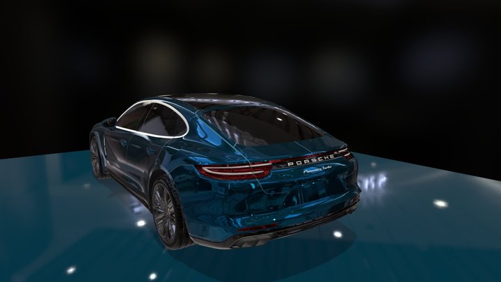 Porsche Panamera Car 3D Model 3D Model