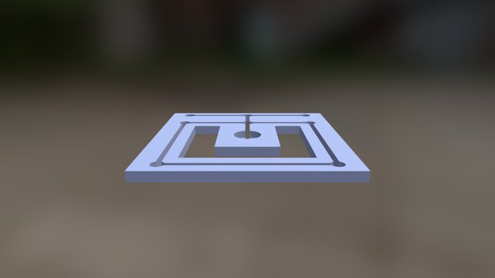 Chip Channel Layer 3D Model