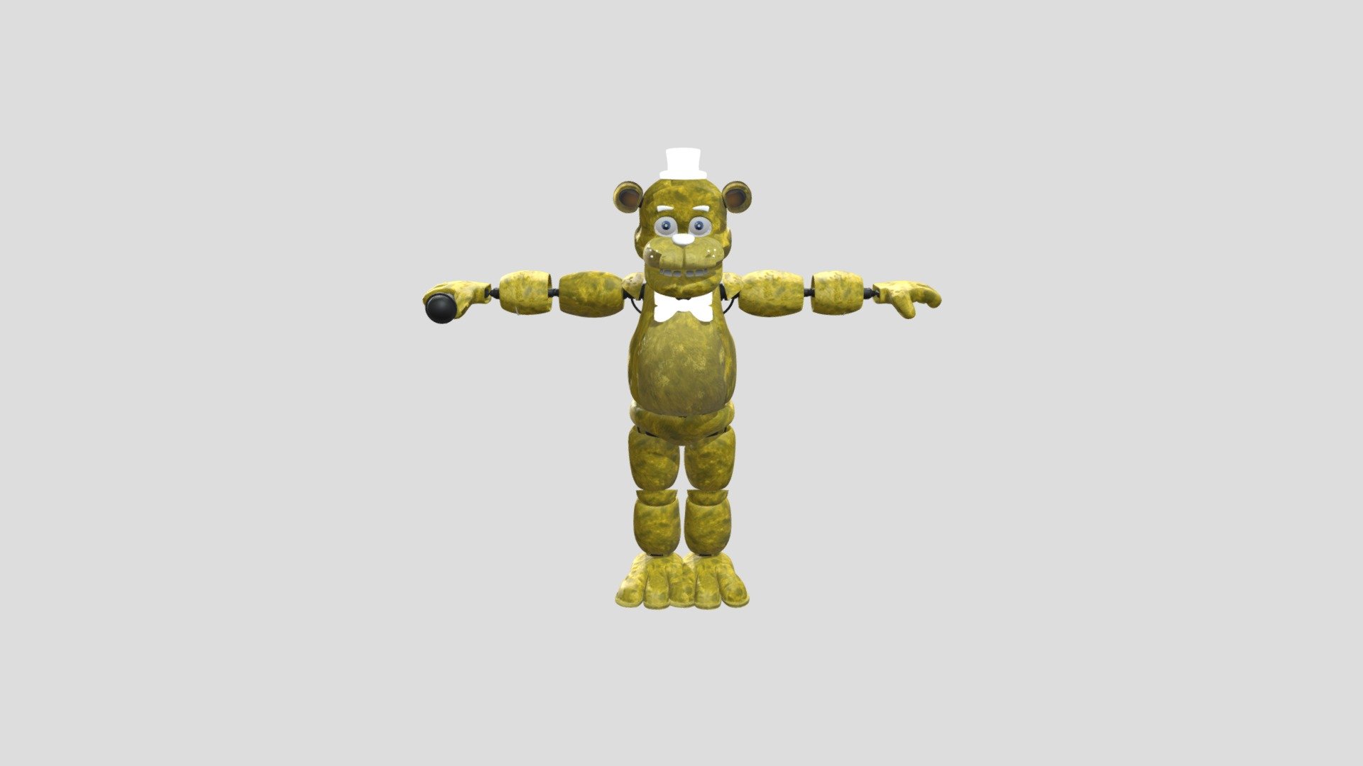 Fredbear - Download Free 3D model by L_T projects ★ (@L-T-projets ...
