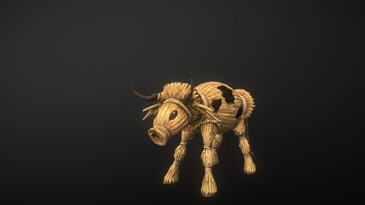 Straw Goby - Tar Side 3D Model