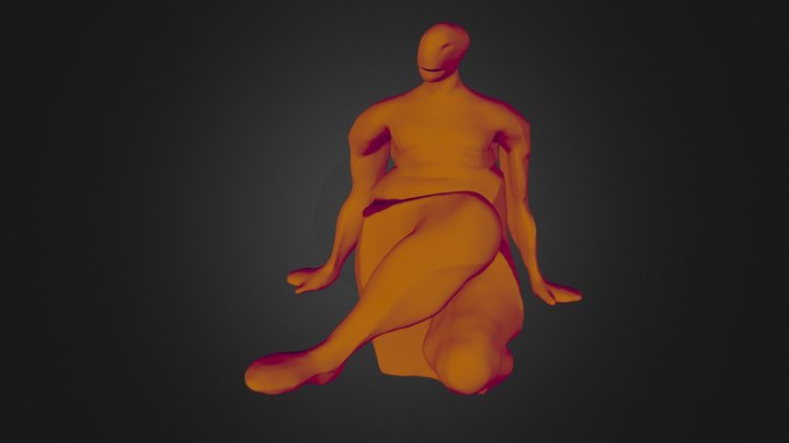 Krychlosed-sitnonsym 3D Model