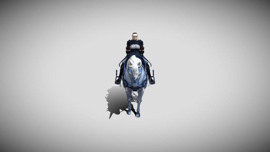 Seraph on unicorn