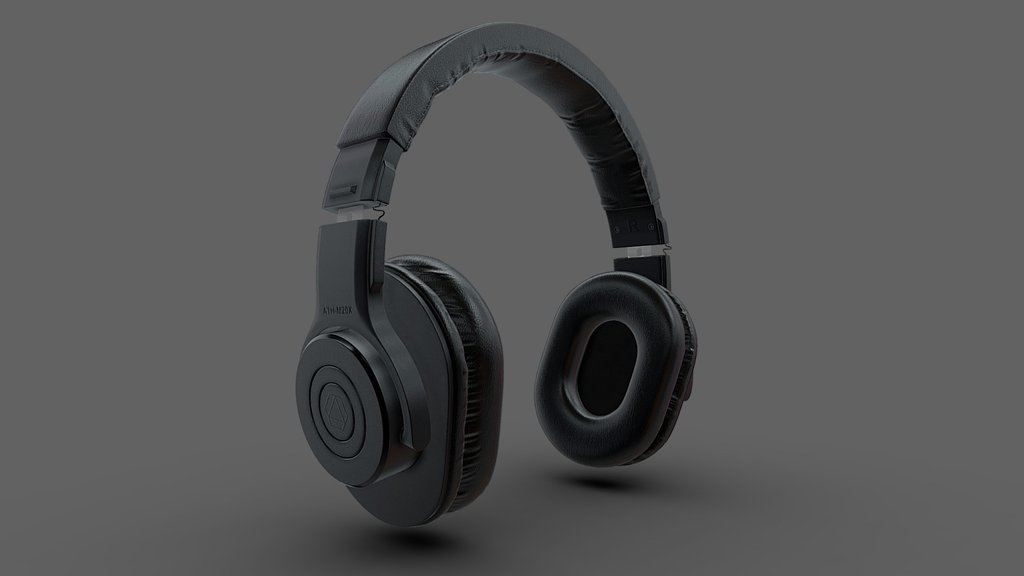 Audiotechnica black Headphones
