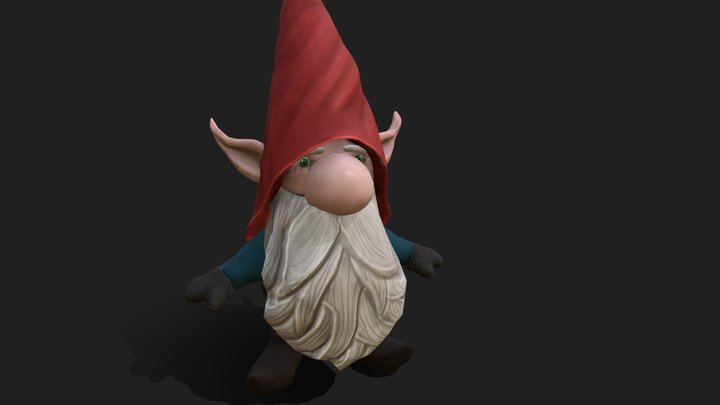 Gnome Character 3D Model