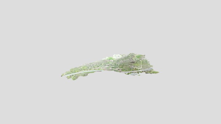 PQ Canyon A_simplified_3d_mesh 3D Model