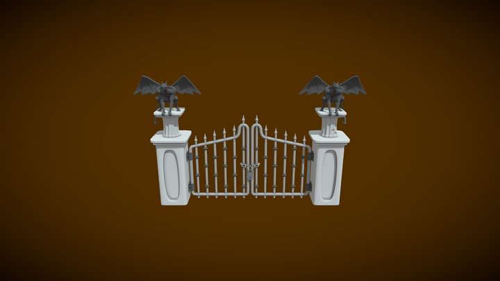 Spooky Gate 3D Model
