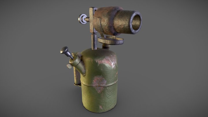 Old Blowtorch 3D Model