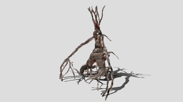Dancing Tree Creature 3D Model