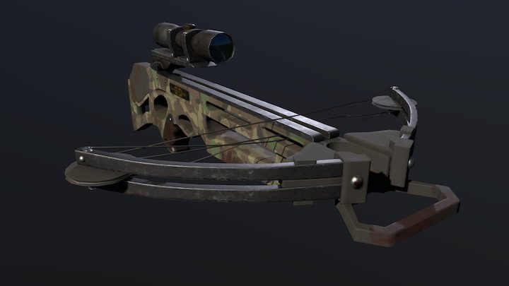 Apocalyptic Crossbow 3D Model