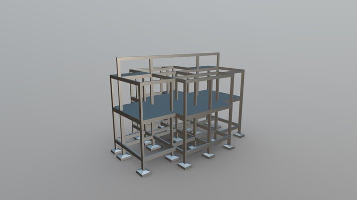 3D - Flats - Ronilson Magalhães Lima 3D Model