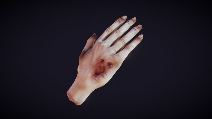 Spooky Hand 3D Model