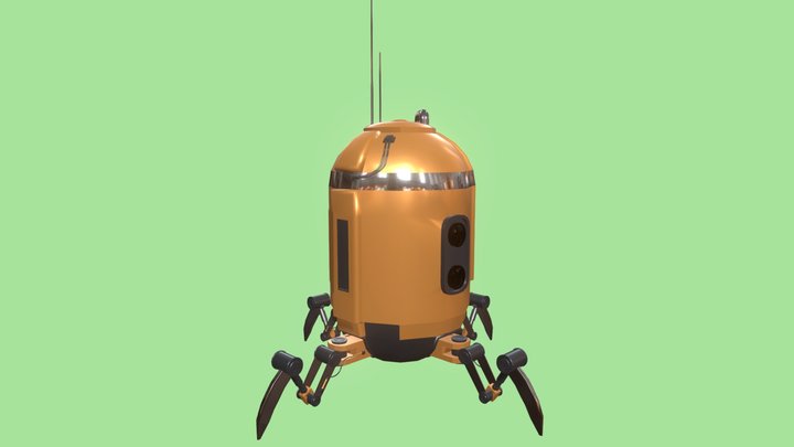 Robot Spider 3D Model