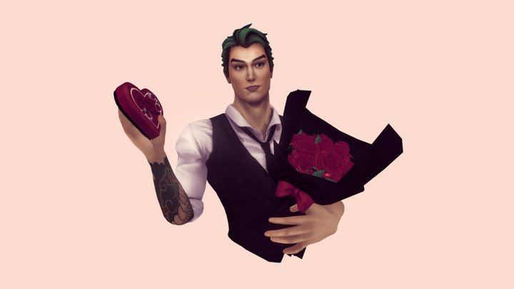 Valentines Genji 3D Model