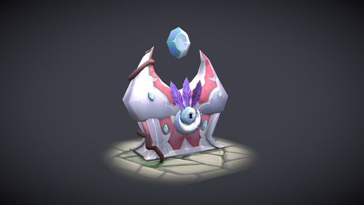 DAE - World of Warchest - Night elf 3D Model