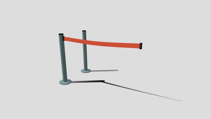 Airport Barrier – Free 3D Model STL