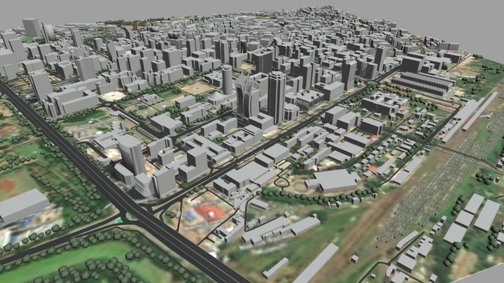 Nairobi CBD 3D Model