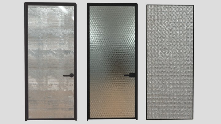 Slimframe Door Designer Glass - copy 3D Model